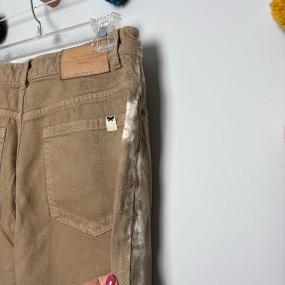 Max Mara Weekend Ampezzo Tie Dye Denim Tan Pants - Picture 8 of 10